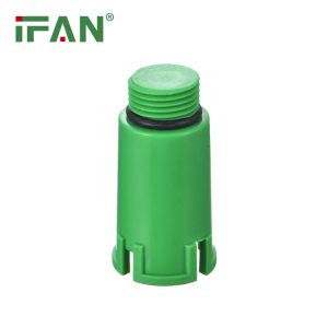 Turquía PPR Green Plastic Thread Male Plug (en inglés)