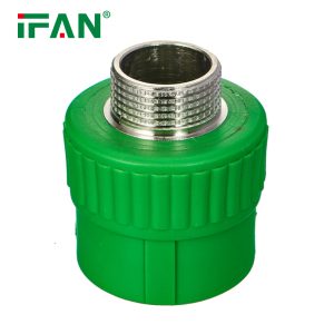 Turquía PPR Green Plastic Brass Inter Male Socket (en inglés)