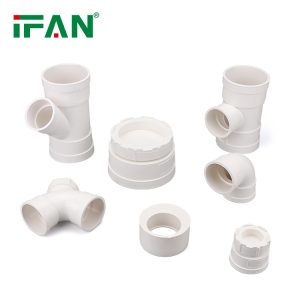 Accesorios de tubería de drenaje de UPVC blanco