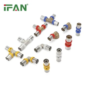 Conector de presión de latón