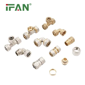 Accesorio de compresión de latón OEM