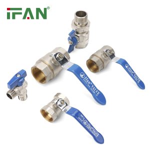 Válvulas de bola de latón para sistemas de agua