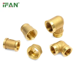 Accesorios de latón amarillo personalizados de IFAN