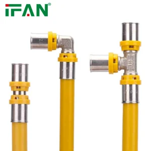 Accesorios de prensa de latón para gas SMK 40664