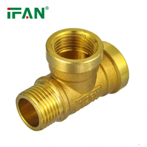 Accesorio roscado de latón para agua