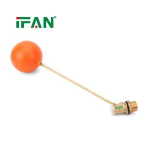 Válvula de flotador de latón con bola de plástico